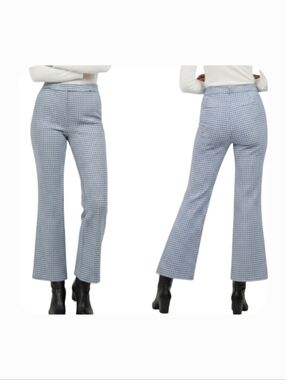 Aritzia WILFRED Kick Flare Gingham Pant